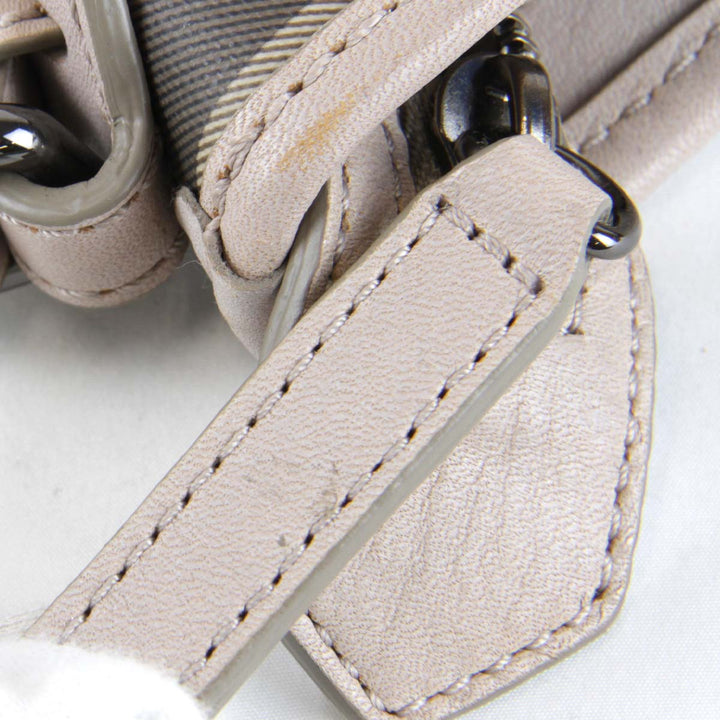良品『USED』 
BURBERRY バーバリー 
 ショルダーバッグ 
PVCコーティングキャンバス ベージュ