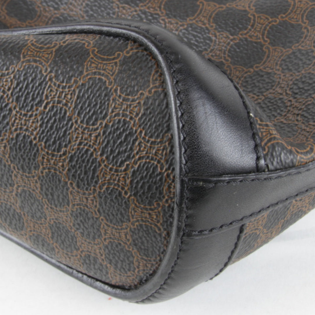 『USED』 
CELINE セリーヌ 
 ハンドバッグ 
PVC ブラック