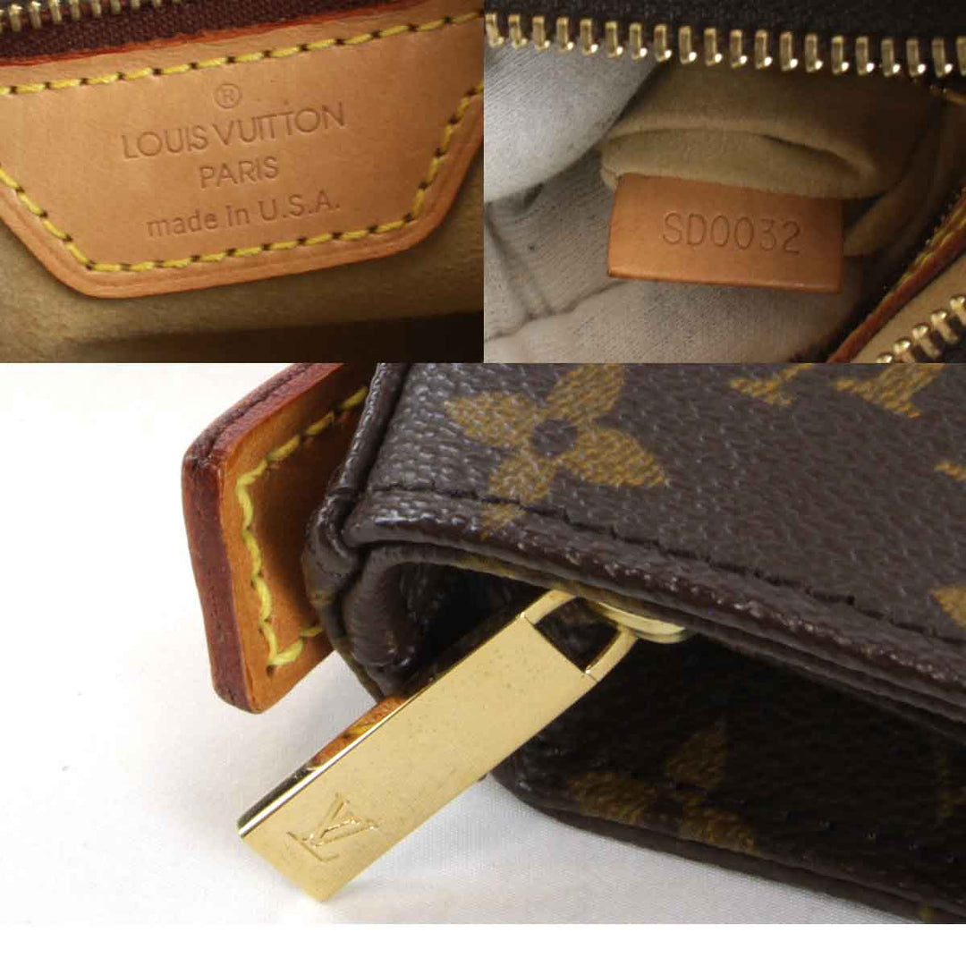 美品『USED』 
LOUIS VUITTON ルイ・ヴィトン 
 ルーピングMM M51146 ショルダーバッグ 
モノグラムキャンバス ブラウン