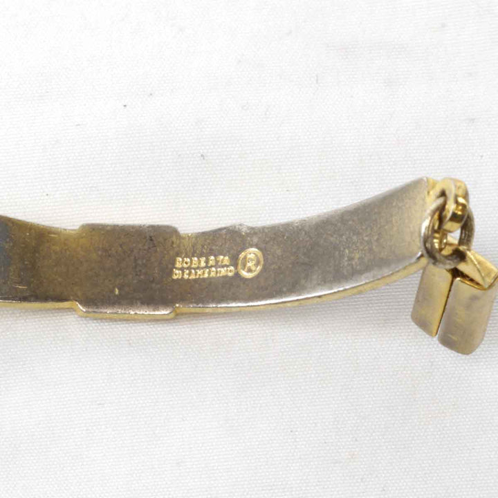 『USED』 
Roberta di Camerino ロベルタ・ディ・カメリーノ 
 バングル 
 ゴールド