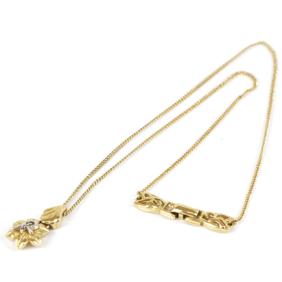 美品『USED』 メタル 
NINA RICCI フラワーネックレス ネックレス