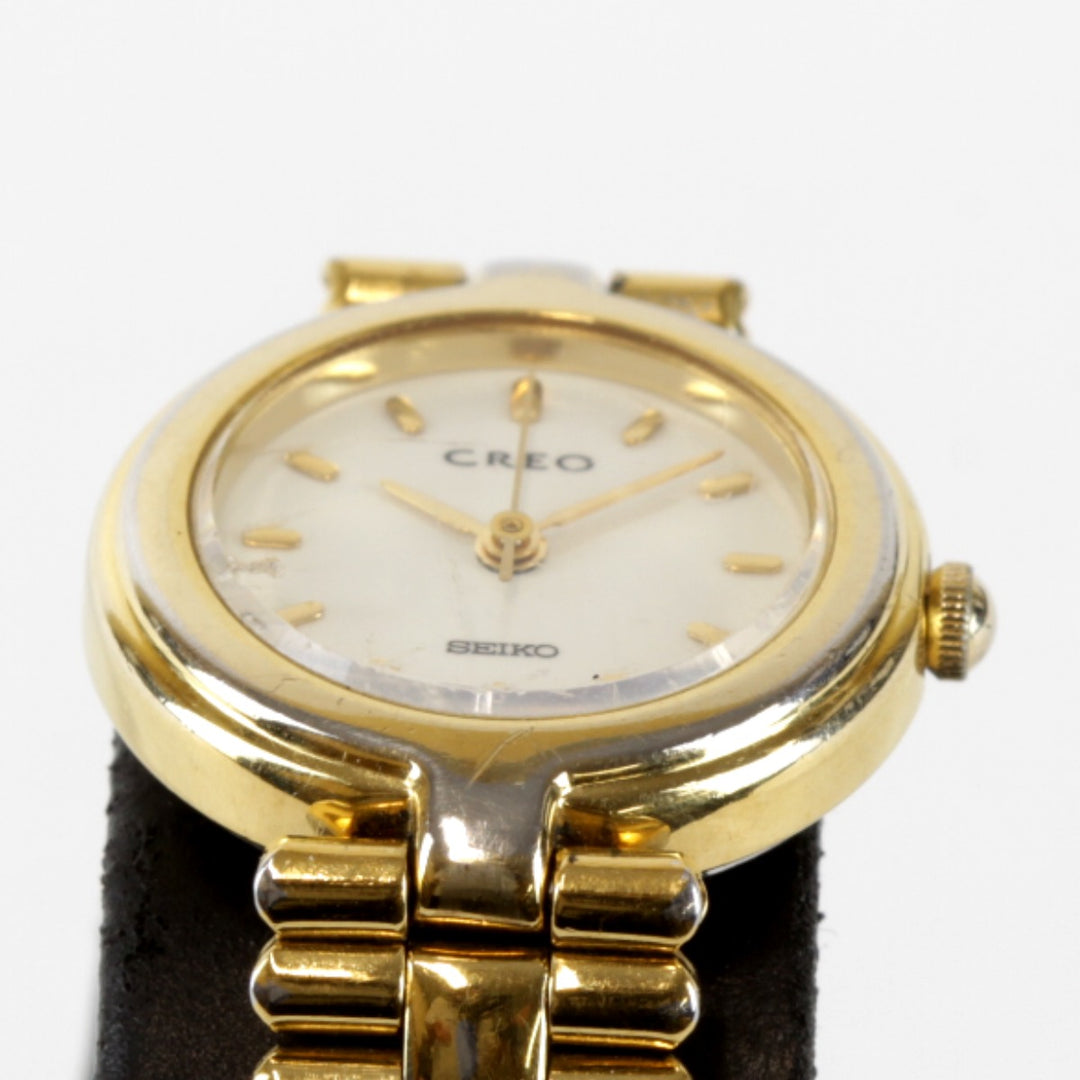 ジャンク『USED』 
SEIKO CREO 1F21-0A40 クオーツ ステンレススチール 
腕時計
 クォーツ レディース