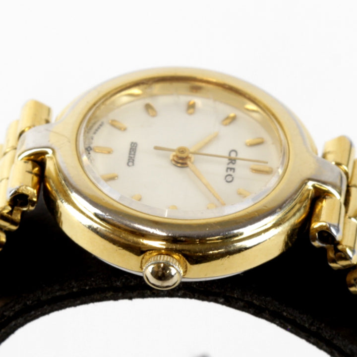 ジャンク『USED』 
SEIKO CREO 1F21-0A40 クオーツ ステンレススチール 
腕時計
 クォーツ レディース