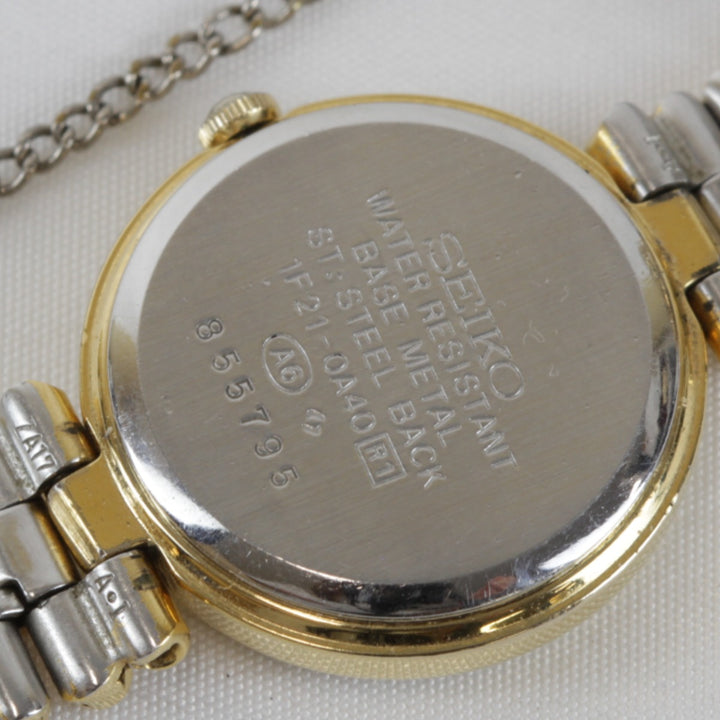 ジャンク『USED』 
SEIKO CREO 1F21-0A40 クオーツ ステンレススチール 
腕時計
 クォーツ レディース