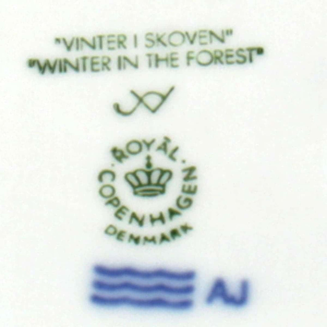美品『未使用』 
Royal Copenhagen ロイヤルコペンハーゲン 
 2002 プレート 食器 
陶磁器 ブルー