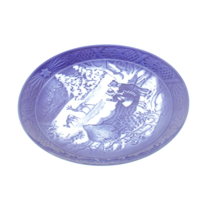 美品『未使用』 
Royal Copenhagen ロイヤルコペンハーゲン 
 2002 プレート 食器 
陶磁器 ブルー