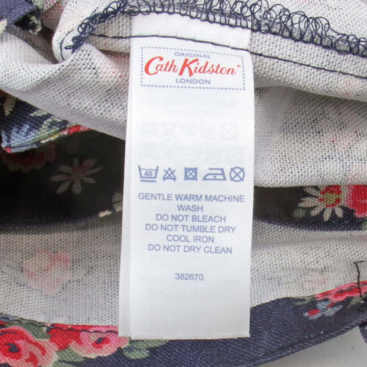 美品『USED』 
Cath Kidston キャスキッドソン 
 花柄 トートバッグ 
キャンバス ネイビー