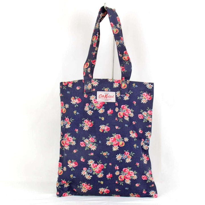 美品『USED』 
Cath Kidston キャスキッドソン 
 花柄 トートバッグ 
キャンバス ネイビー