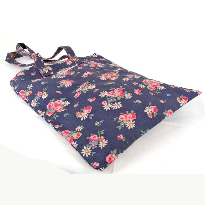 美品『USED』 
Cath Kidston キャスキッドソン 
 花柄 トートバッグ 
キャンバス ネイビー