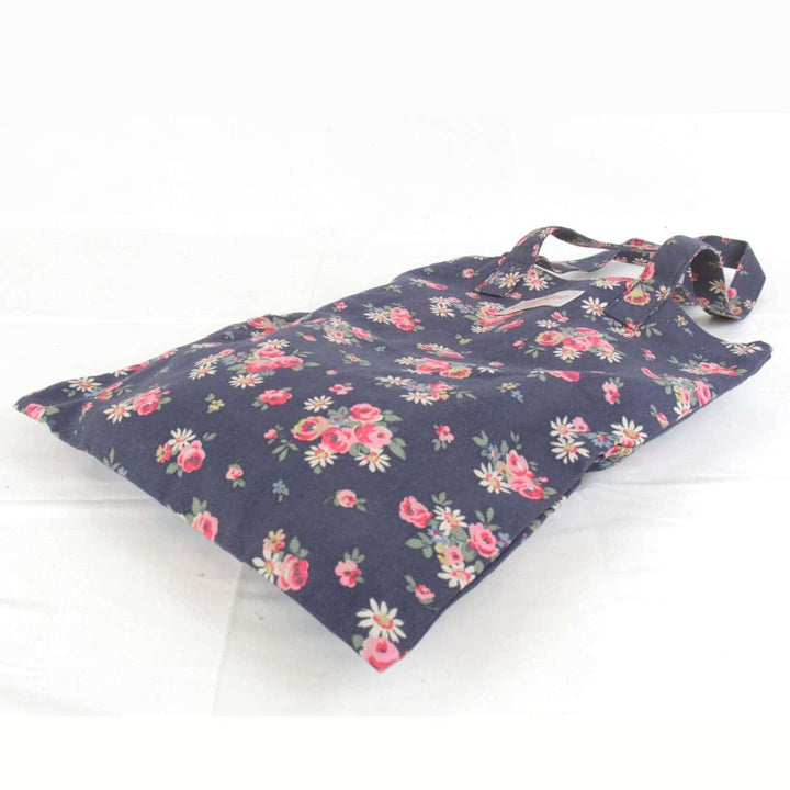 美品『USED』 
Cath Kidston キャスキッドソン 
 花柄 トートバッグ 
キャンバス ネイビー