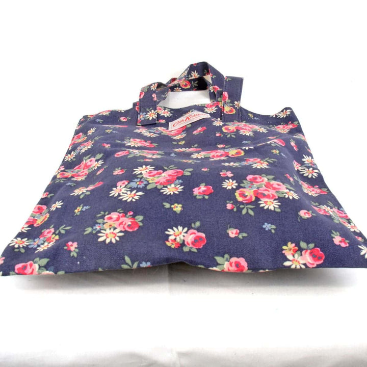 美品『USED』 
Cath Kidston キャスキッドソン 
 花柄 トートバッグ 
キャンバス ネイビー