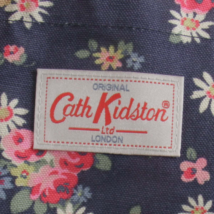 美品『USED』 
Cath Kidston キャスキッドソン 
 花柄 トートバッグ 
キャンバス ネイビー