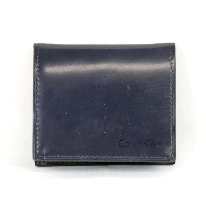 『USED』 
Calvin klein カルバンクライン 
 コインケース 
レザー ネイビー