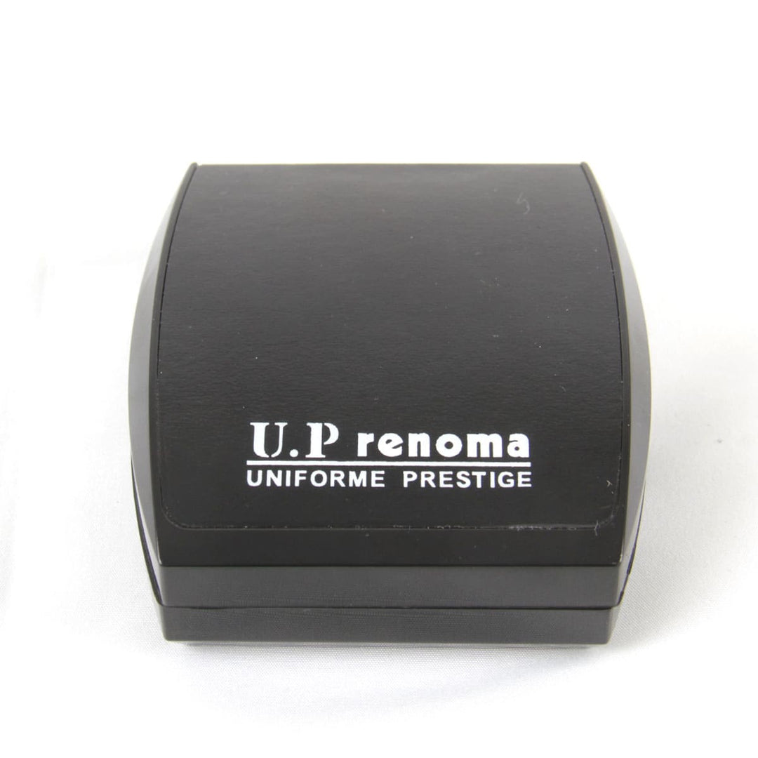 美品『USED』 
renoma レノマ 
 カフス・タイピンセット カフス 
真鍮 シルバーカラー
