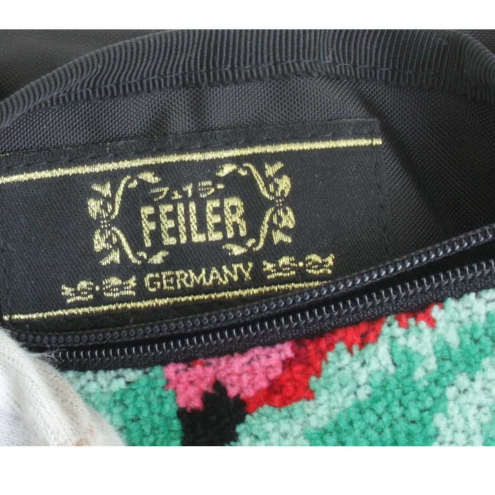 美品『USED』 
FEILER フェイラー 
 ポーチ 
 ブラック