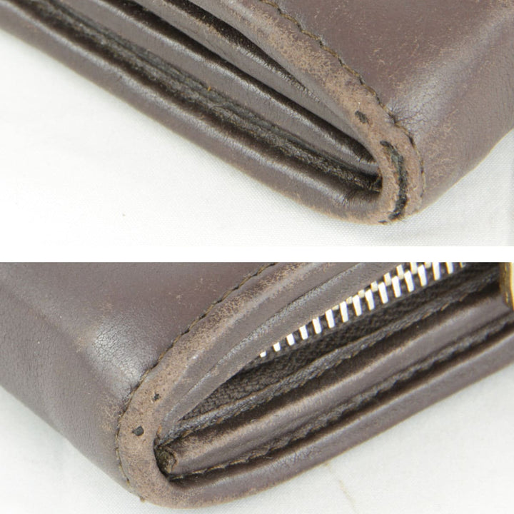 『USED』 
BALLY バリー 
 長財布 
レザー ブラウン