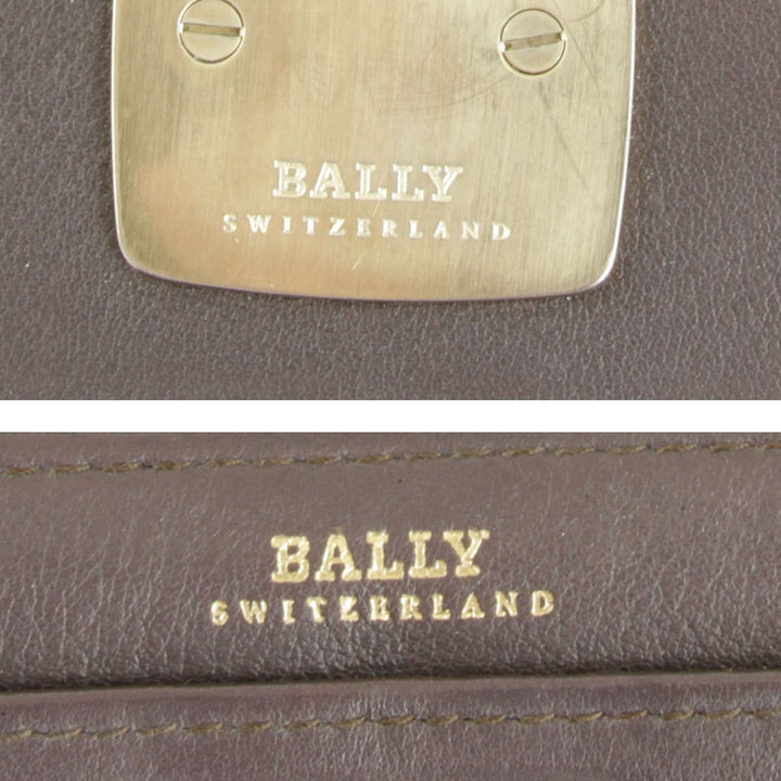『USED』 
BALLY バリー 
 長財布 
レザー ブラウン