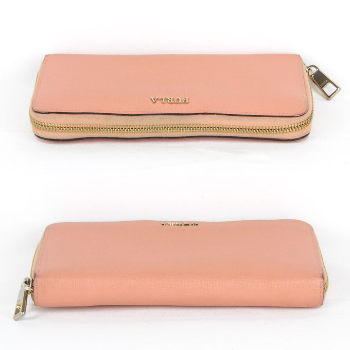 『USED』 
Furla フルラ 
 長財布 
レザー ピンク