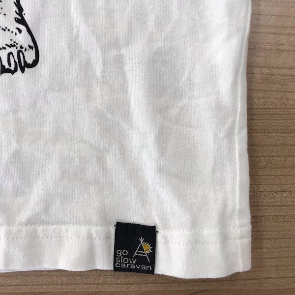 『USED』 
 
 go slow caravan ゴースローキャラバン カキ氷クマ Tシャツ サイズ3 半袖Ｔシャツ 
コットン/ポリウレタン