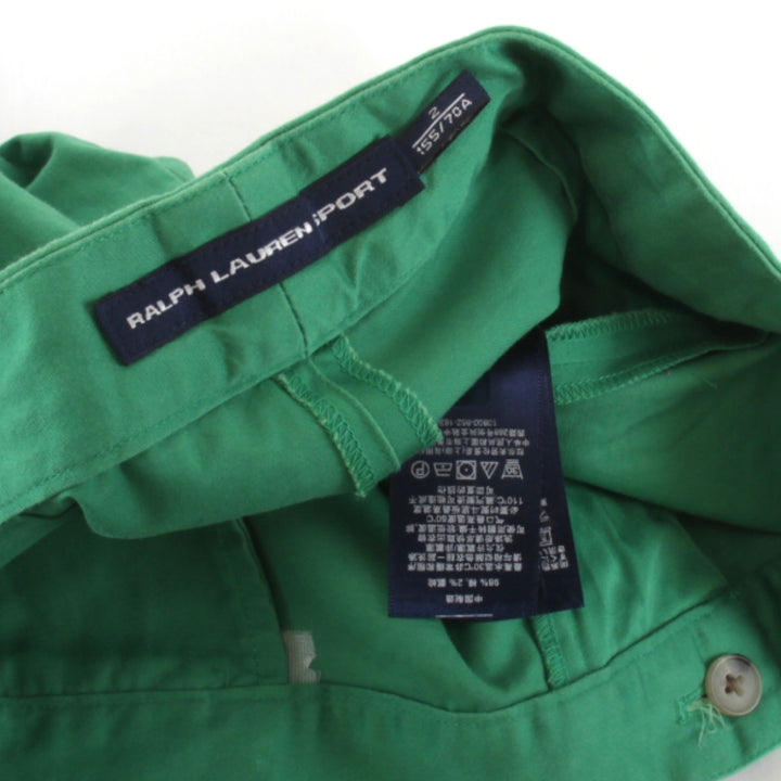 『USED』 
RALPH LAUREN ラルフローレン 
 Ralph Lauren sport RN41681 シンプル パンツ 
 グリーン