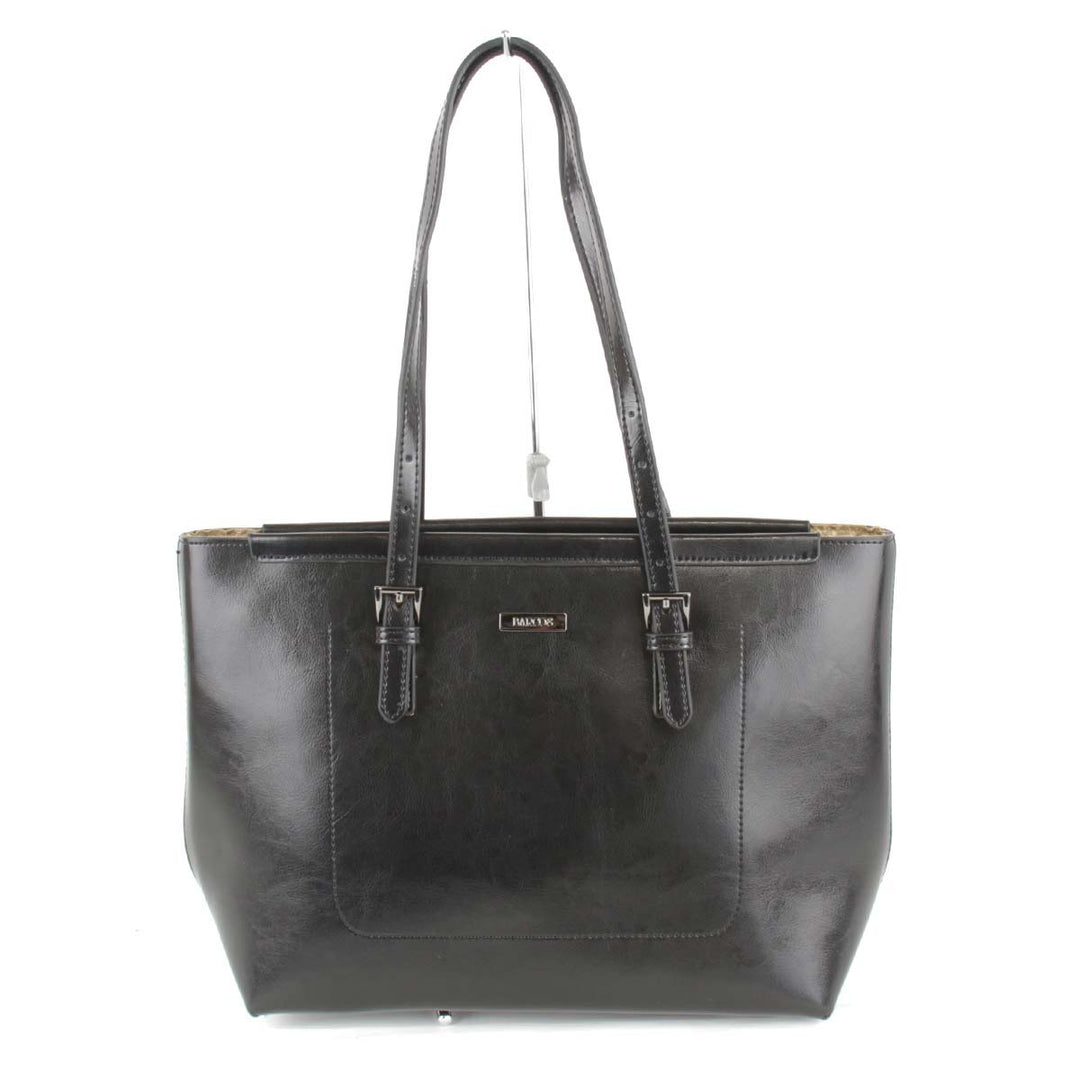 美品『USED』 
 
 トートバッグ 
レザー ブラック