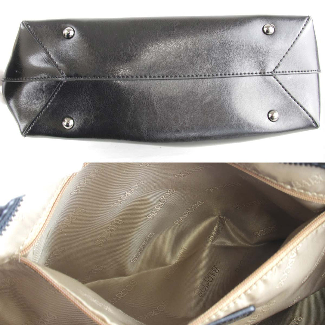 美品『USED』 
 
 トートバッグ 
レザー ブラック