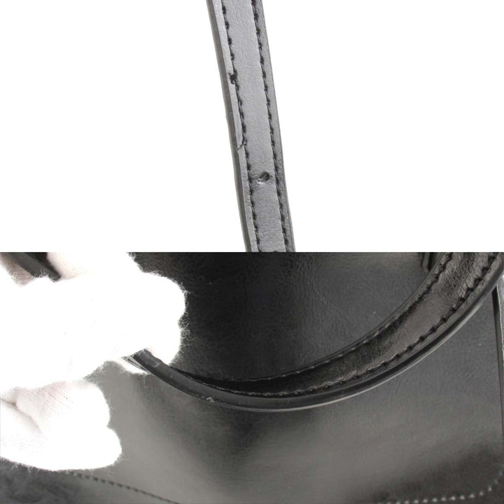 美品『USED』 
 
 トートバッグ 
レザー ブラック