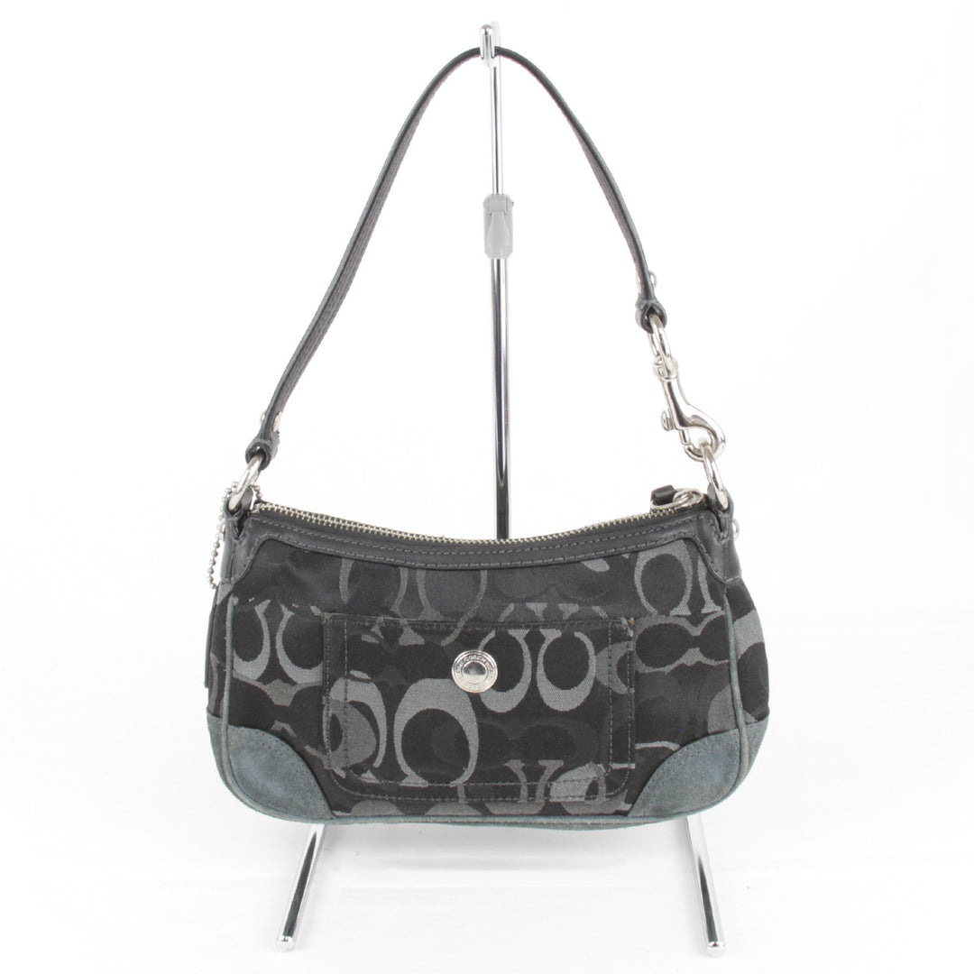 『USED』 
COACH コーチ 
 2171 ショルダーバッグ 
キャンバス ブラック
