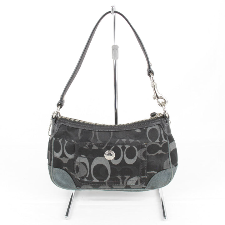 『USED』 
COACH コーチ 
 2171 ショルダーバッグ 
キャンバス ブラック