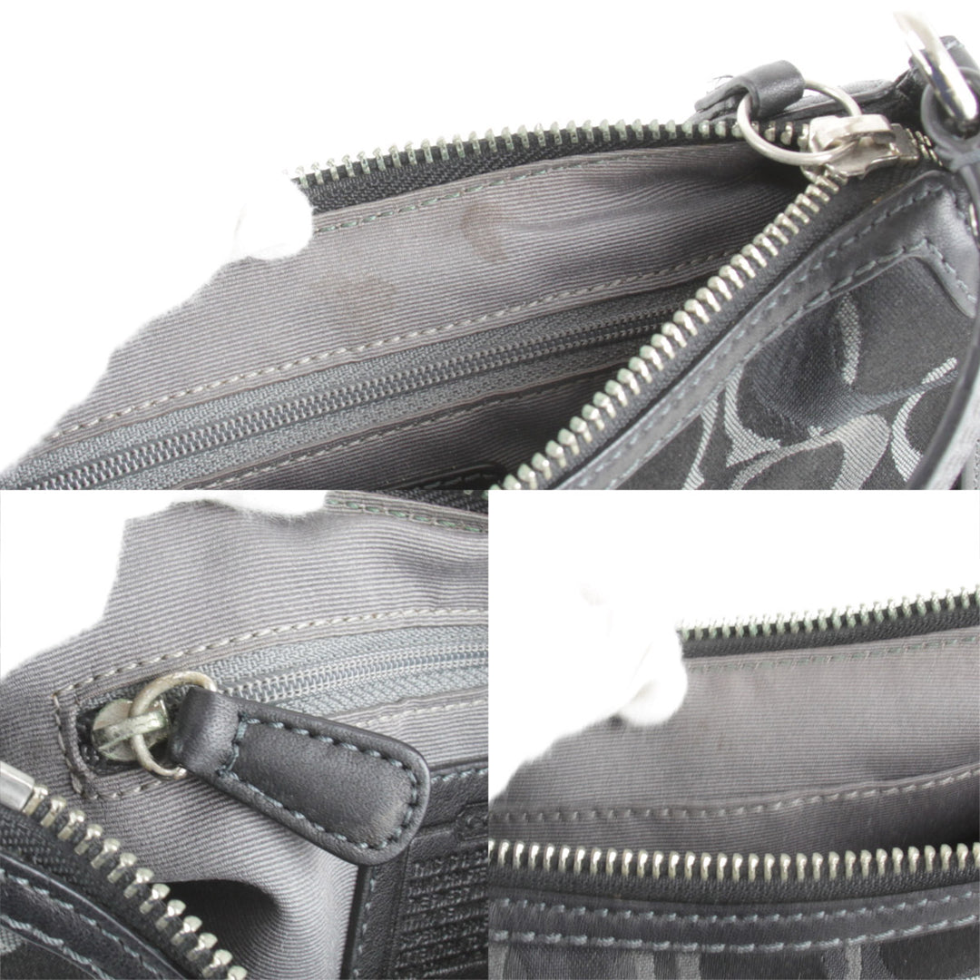 『USED』 
COACH コーチ 
 2171 ショルダーバッグ 
キャンバス ブラック