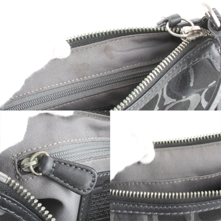 『USED』 
COACH コーチ 
 2171 ショルダーバッグ 
キャンバス ブラック