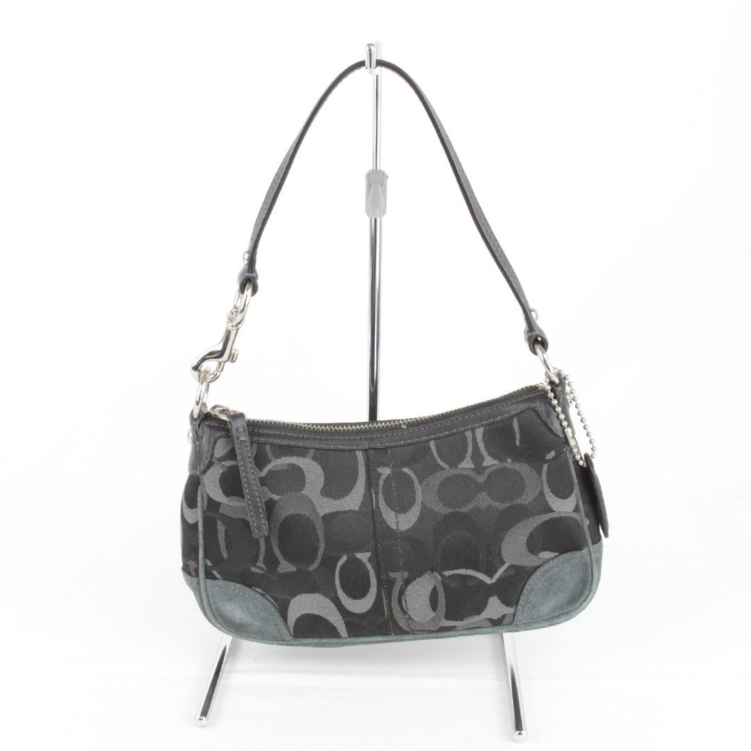 『USED』 
COACH コーチ 
 2171 ショルダーバッグ 
キャンバス ブラック