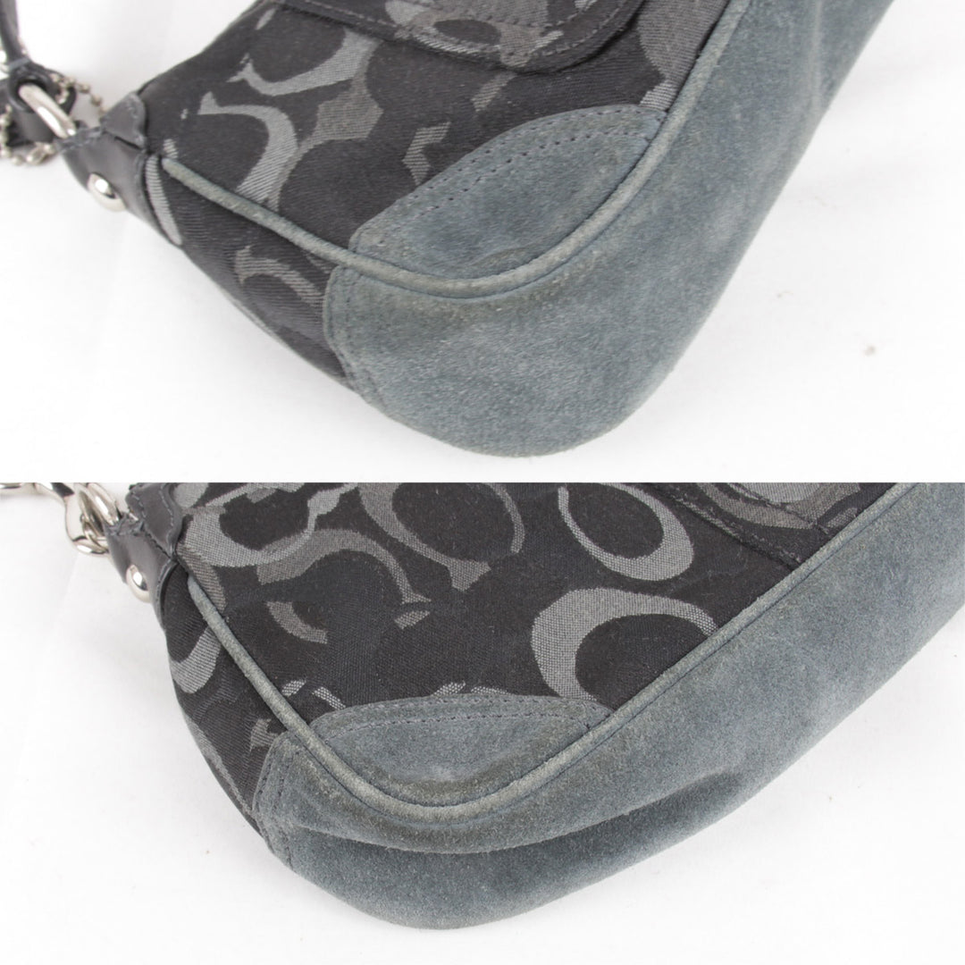 『USED』 
COACH コーチ 
 2171 ショルダーバッグ 
キャンバス ブラック
