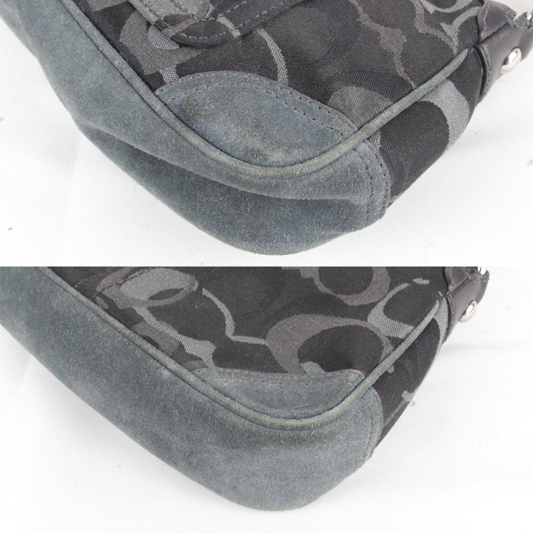 『USED』 
COACH コーチ 
 2171 ショルダーバッグ 
キャンバス ブラック