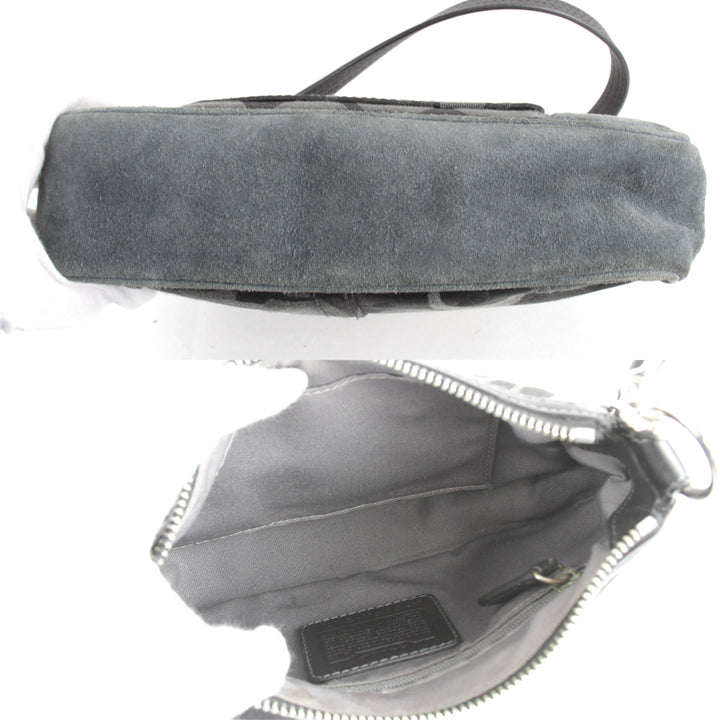 『USED』 
COACH コーチ 
 2171 ショルダーバッグ 
キャンバス ブラック