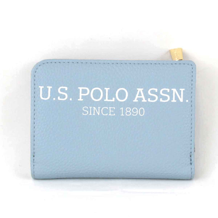 良品『USED』 
 
 U.S.POLO ASSN. 二つ折り財布 
レザー サックスブルー