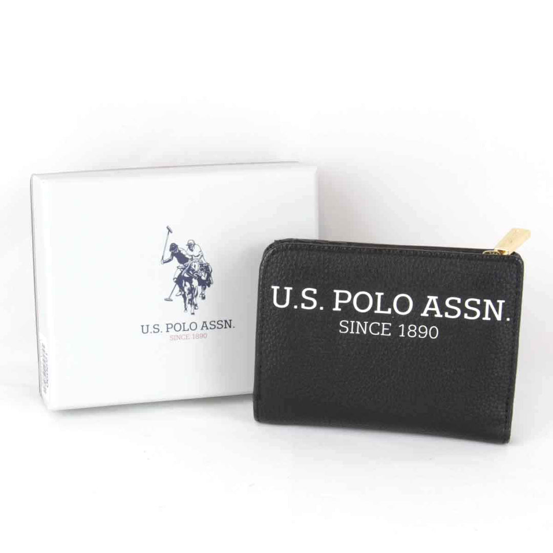 美品『USED』 
 
 U.S. POLO ASSN. 二つ折り財布 
レザー ブラック