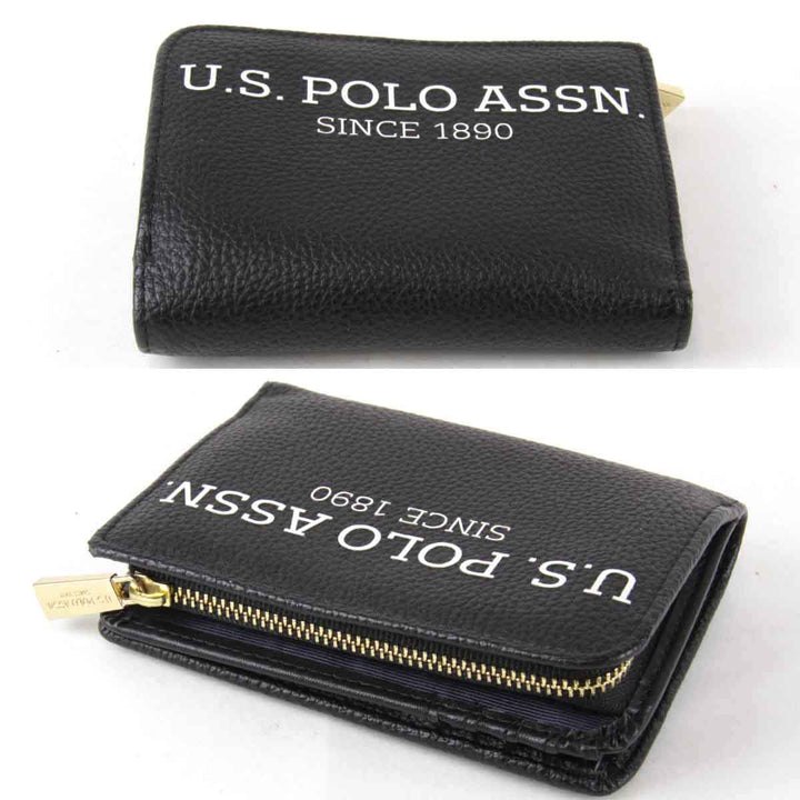 美品『USED』 
 
 U.S. POLO ASSN. 二つ折り財布 
レザー ブラック