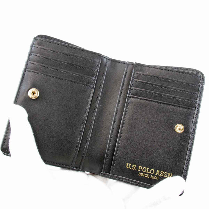 美品『USED』 
 
 U.S. POLO ASSN. 二つ折り財布 
レザー ブラック