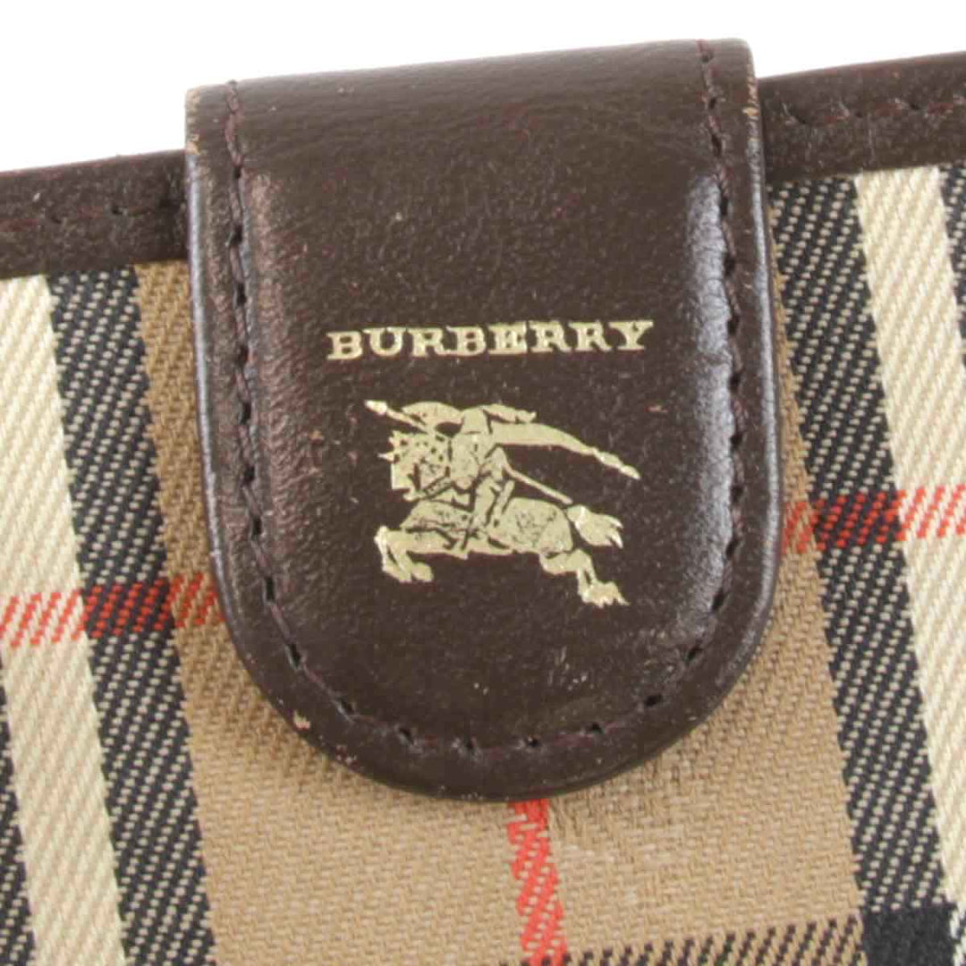 『USED』 
BURBERRY バーバリー 
 4連 キーケース 
キャンバス ベージュ