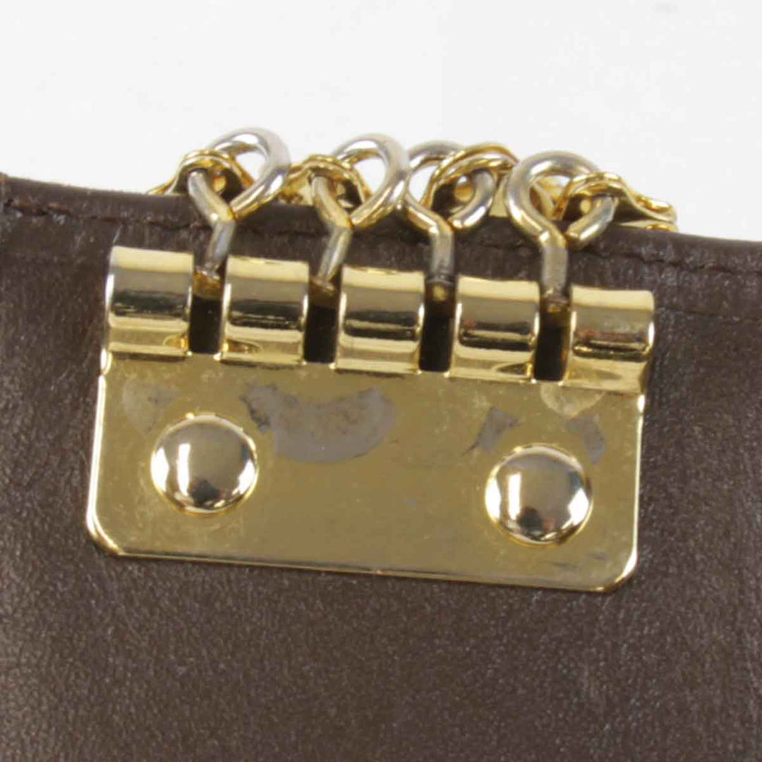 『USED』 
BURBERRY バーバリー 
 4連 キーケース 
キャンバス ベージュ