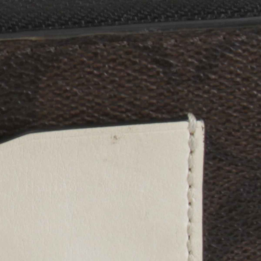 『USED』 
COACH コーチ 
 F57318 長財布 
PVC/レザー  ブラウン