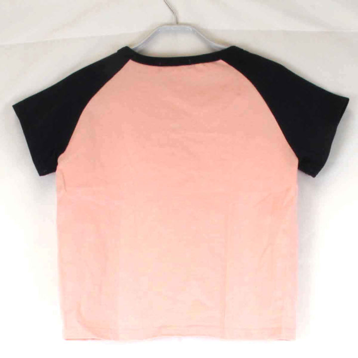 美品『USED』 
MARY QUANT マリークヮント 
 ロゴTシャツ 半袖Ｔシャツ 
コットン ピンク