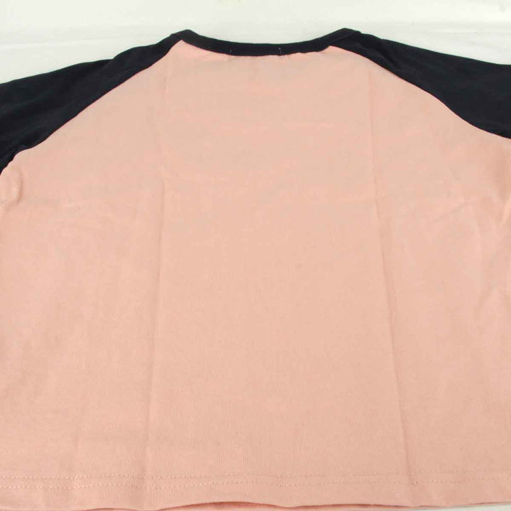 美品『USED』 
MARY QUANT マリークヮント 
 ロゴTシャツ 半袖Ｔシャツ 
コットン ピンク