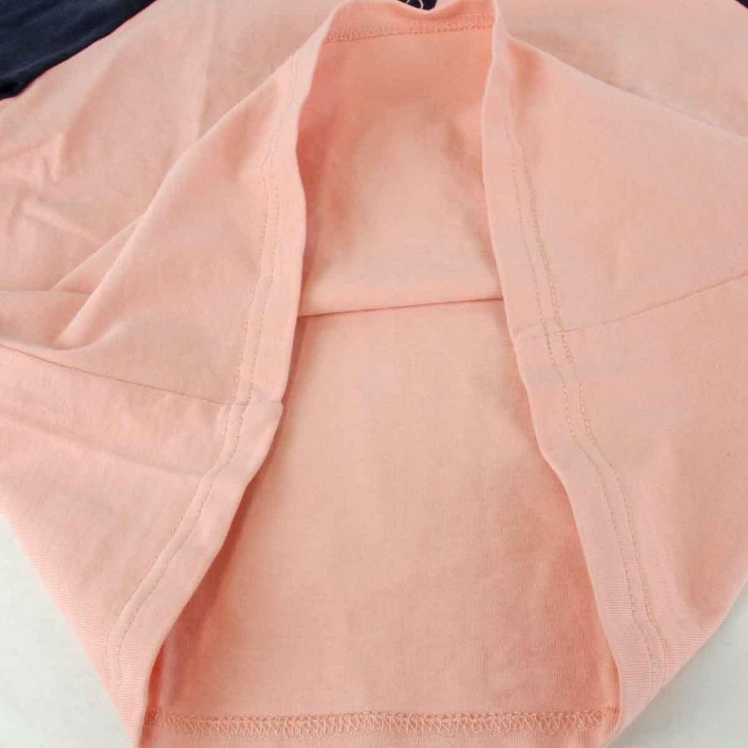 美品『USED』 
MARY QUANT マリークヮント 
 ロゴTシャツ 半袖Ｔシャツ 
コットン ピンク