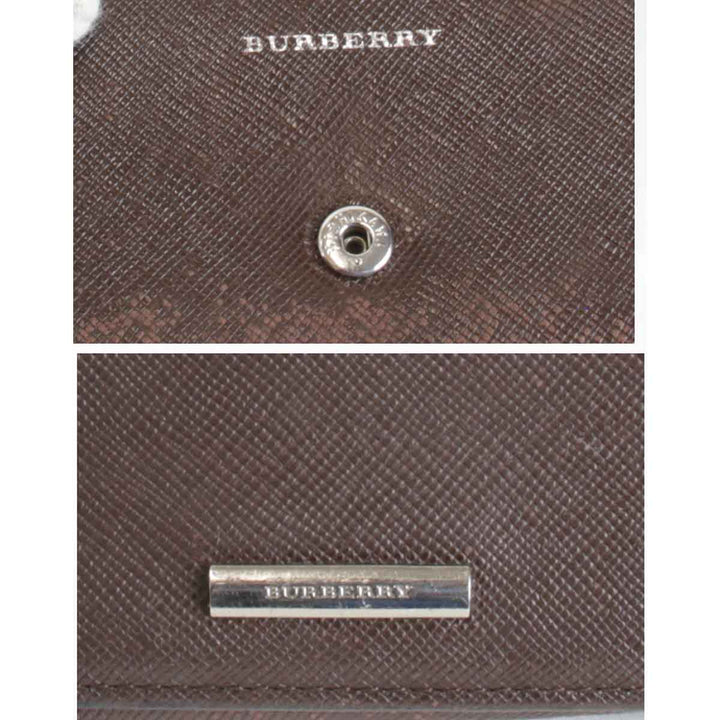 『USED』 
BURBERRY バーバリー 
 二つ折り財布 
レザー ブラウン