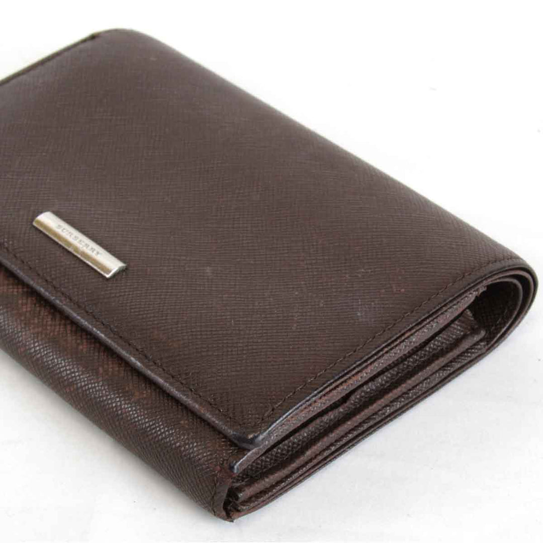 『USED』 
BURBERRY バーバリー 
 二つ折り財布 
レザー ブラウン