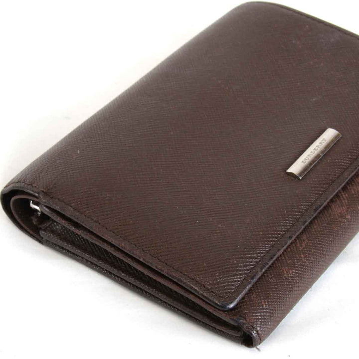 『USED』 
BURBERRY バーバリー 
 二つ折り財布 
レザー ブラウン