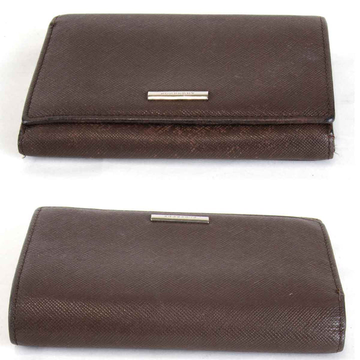 『USED』 
BURBERRY バーバリー 
 二つ折り財布 
レザー ブラウン
