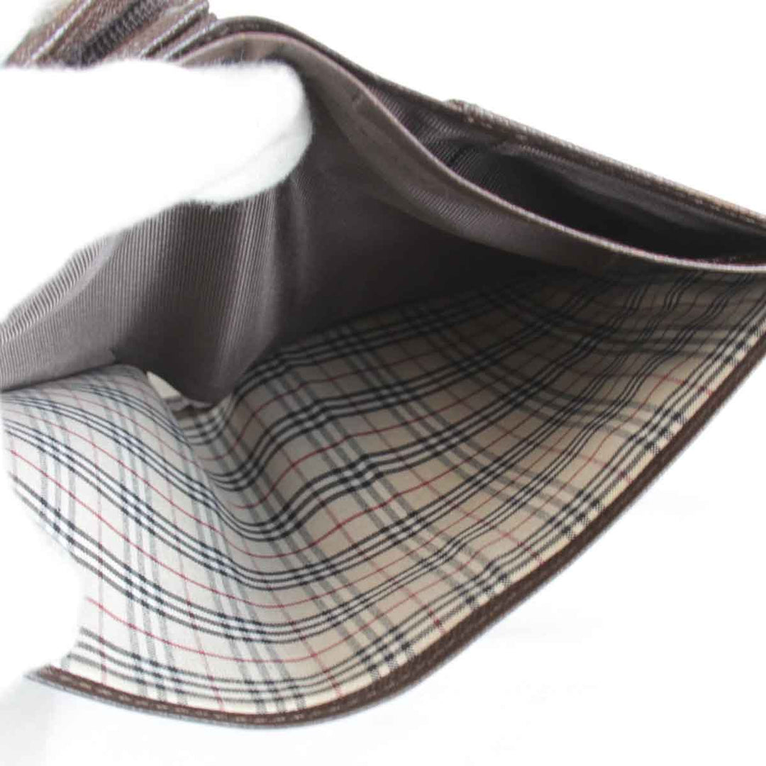 『USED』 
BURBERRY バーバリー 
 二つ折り財布 
レザー ブラウン